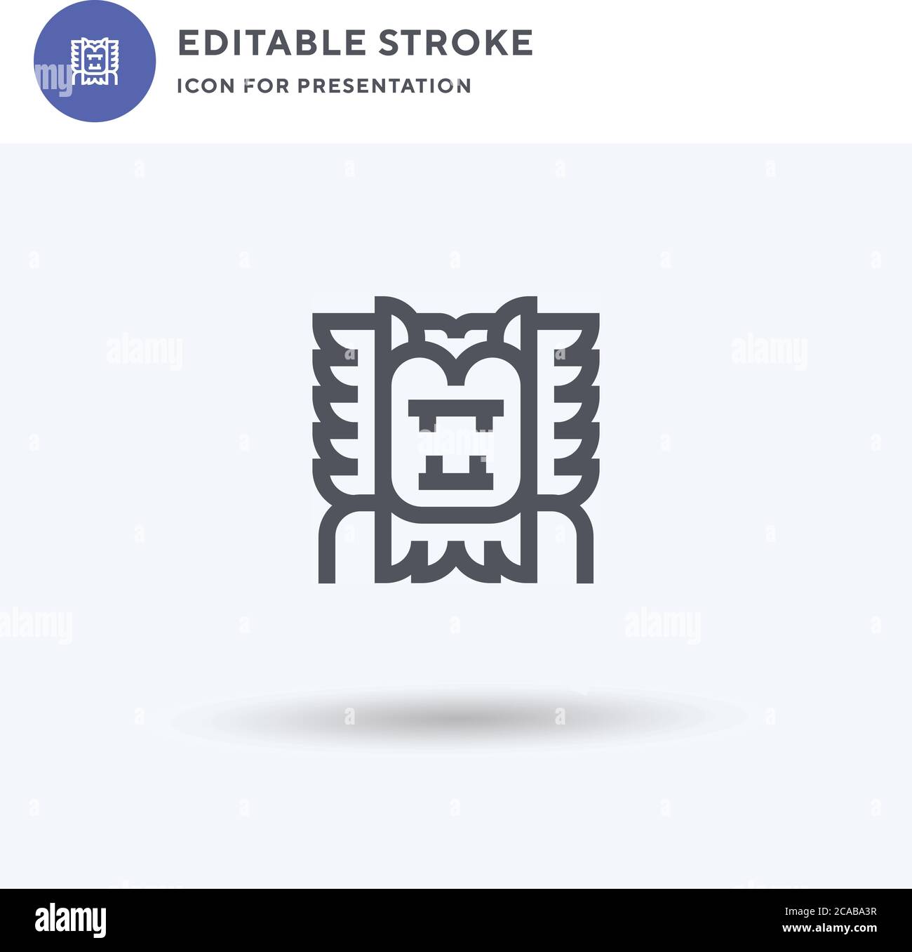 Werewolf icon vector, filled flat sign, solid pictogram isolated on ...