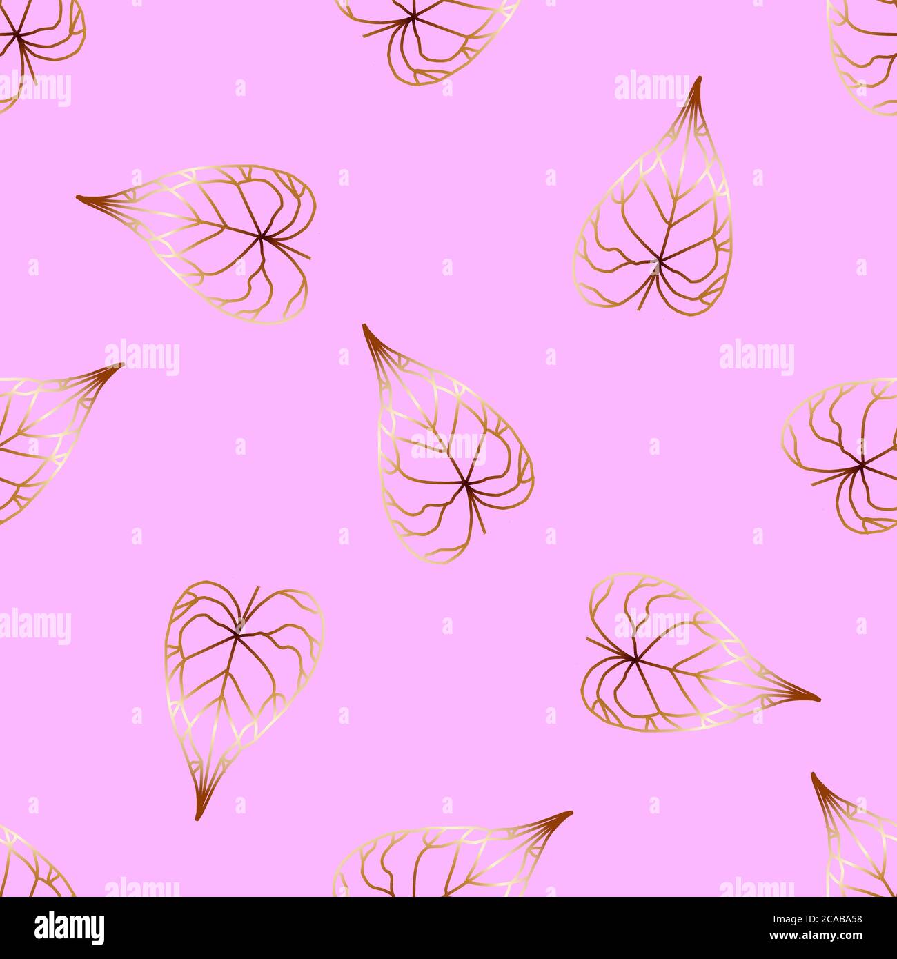 Tropical vector palm leaves seamless pattern pink background. Exotic ...