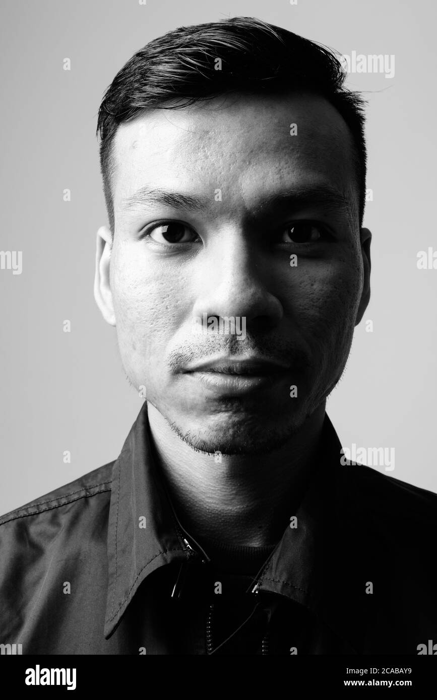 Portrait adult young asian Black and White Stock Photos & Images - Alamy