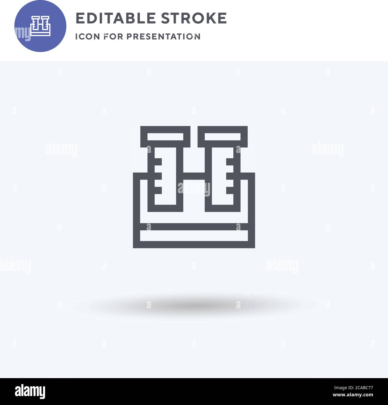 Test Tubes icon vector, filled flat sign, solid pictogram isolated on ...