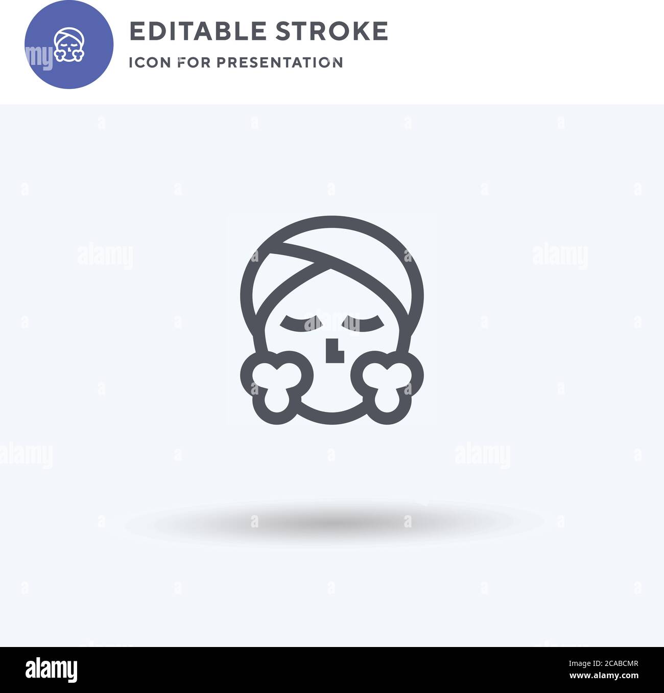 Facial Foam icon vector, filled flat sign, solid pictogram isolated on ...