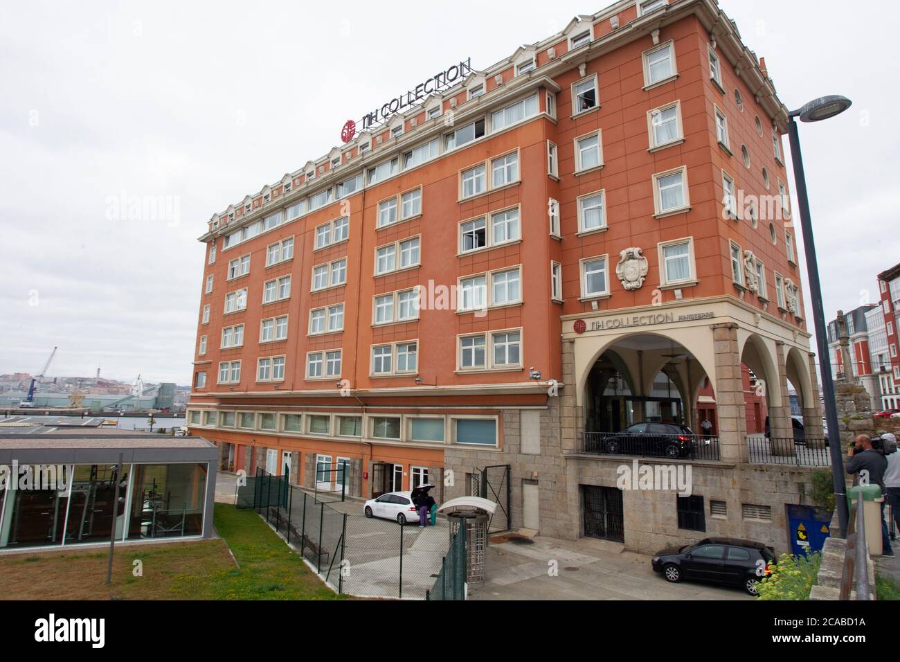 Coruña-Spain.Five-star hotel NH Collection A Coruña Finisterre, in the city of Coruña on July 21,2020 Stock Photo
