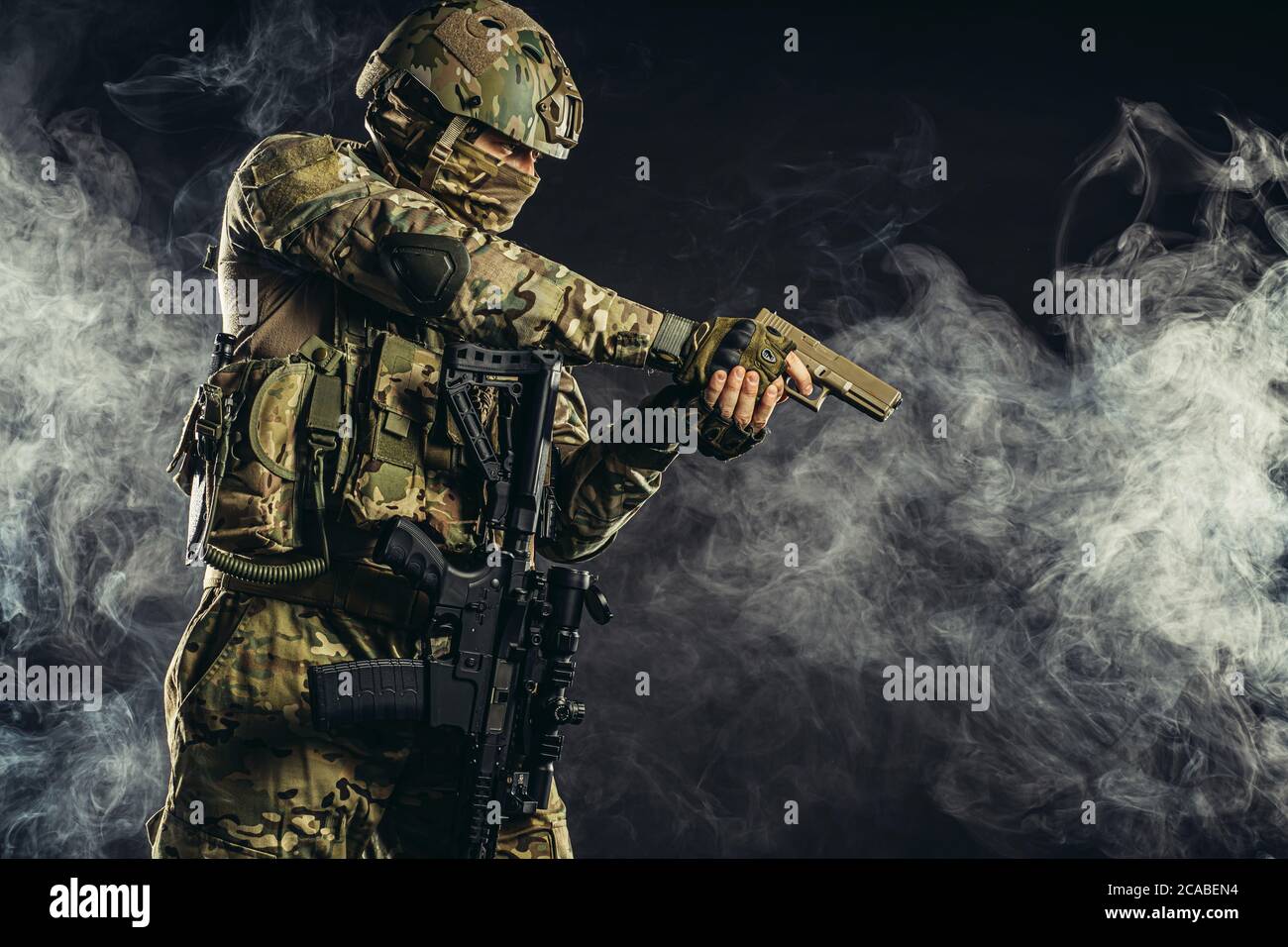 special security service, military forces in peacetime, young soldier