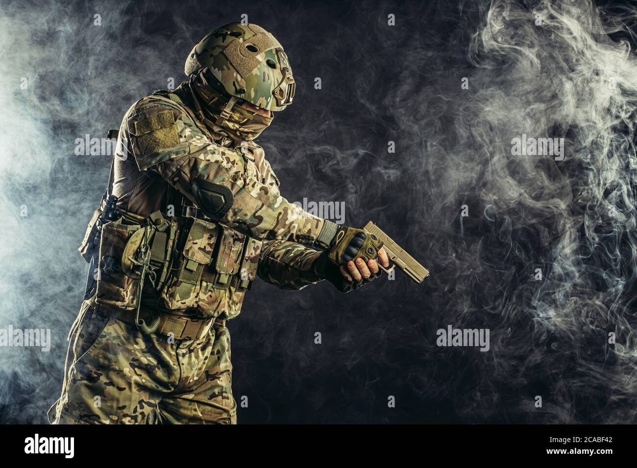 special security service, military forces in peacetime, young soldier