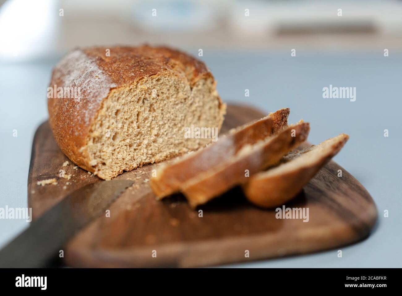 Artisan whole wheat bread Stock Photo Alamy