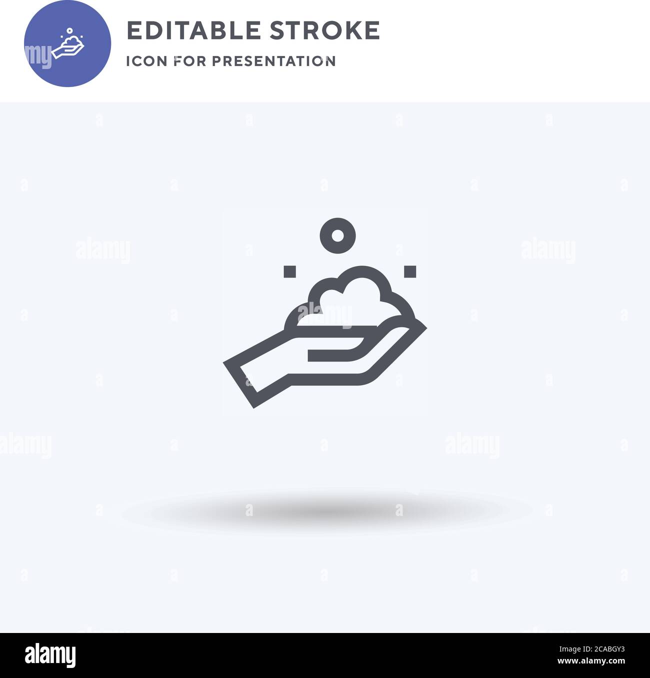 Hand Washing icon vector, filled flat sign, solid pictogram isolated on ...