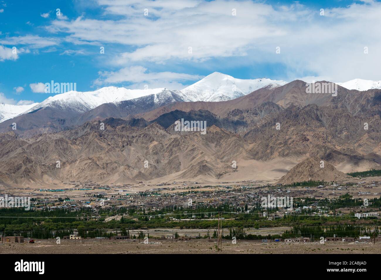 Ladakh, India - Beautiful scenic view from Between Stok Village and  Choglamsar Town in Ladakh, Jammu and Kashmir, India Stock Photo - Alamy