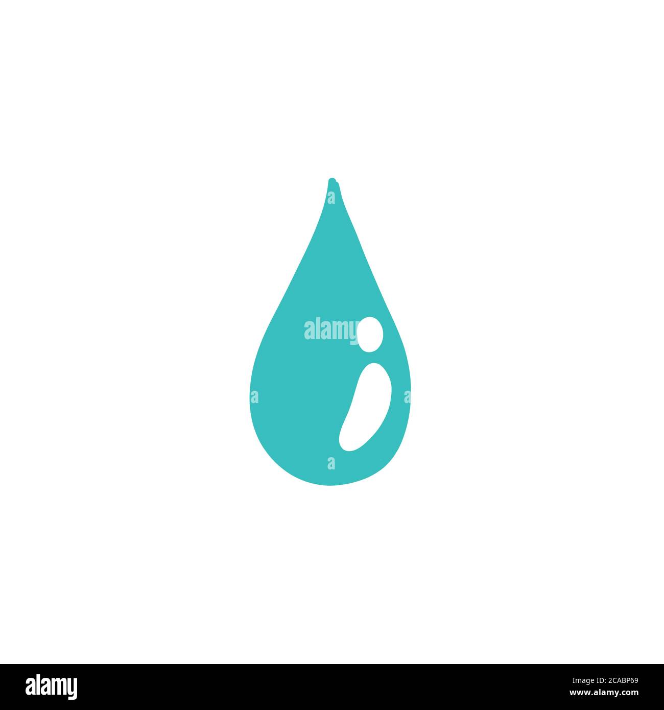 water drop doodle icon, vector color illustration Stock Vector Image ...
