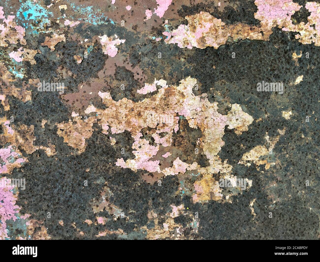 Dark worn rusty metal texture background. Stock Photo