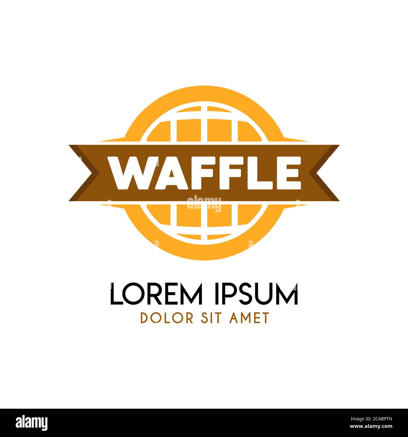 World Waffle Logo Concept can be used for companies and businesses