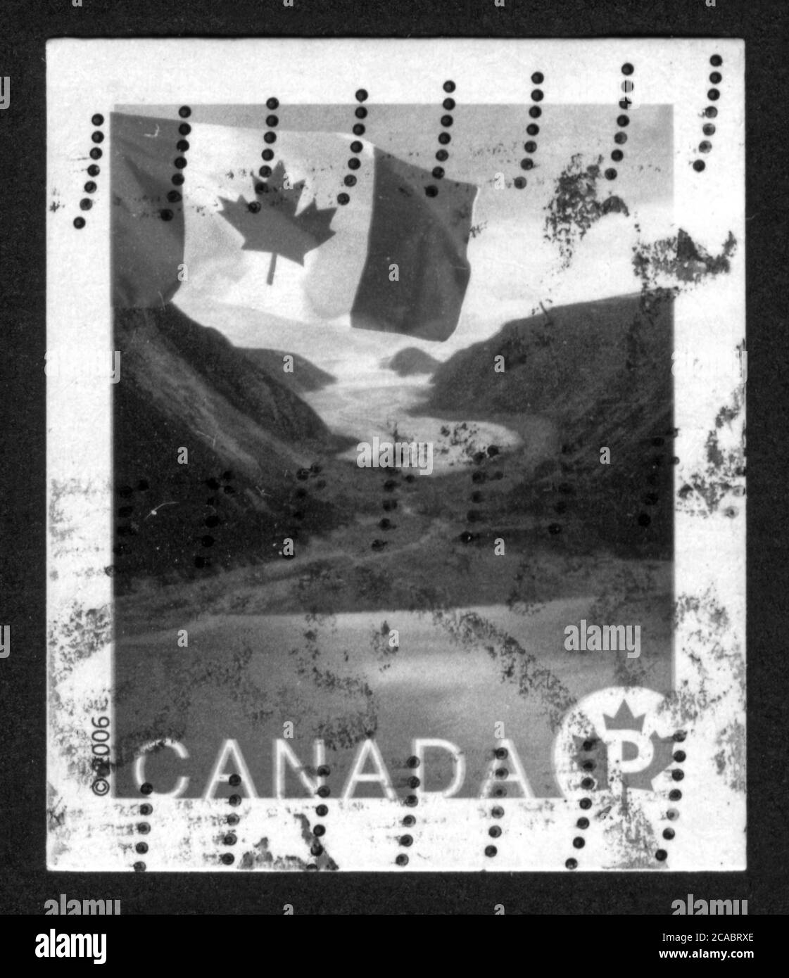 Stamp print in Canada Stock Photo Alamy