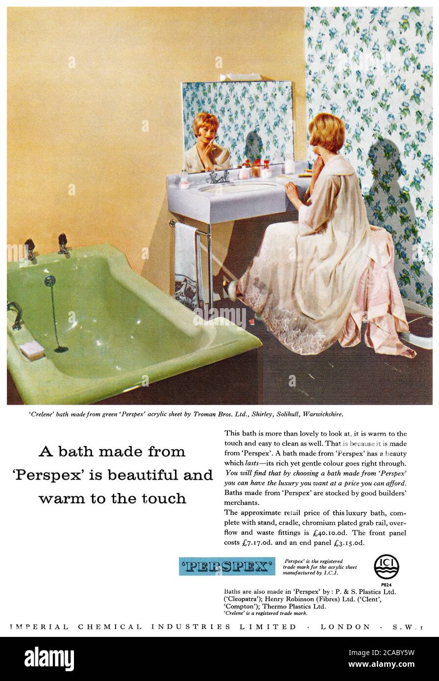 1960s bathroom Cut Out Stock Images & Pictures - Alamy