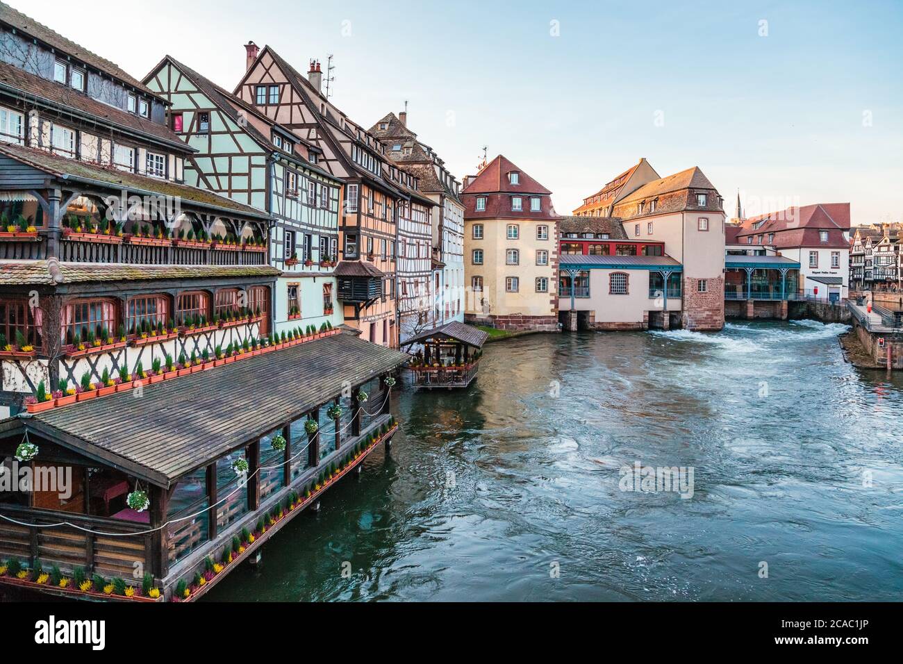 The Petite France - a historic quarter of the city of Strasbourg, Alsace, France Stock Photo