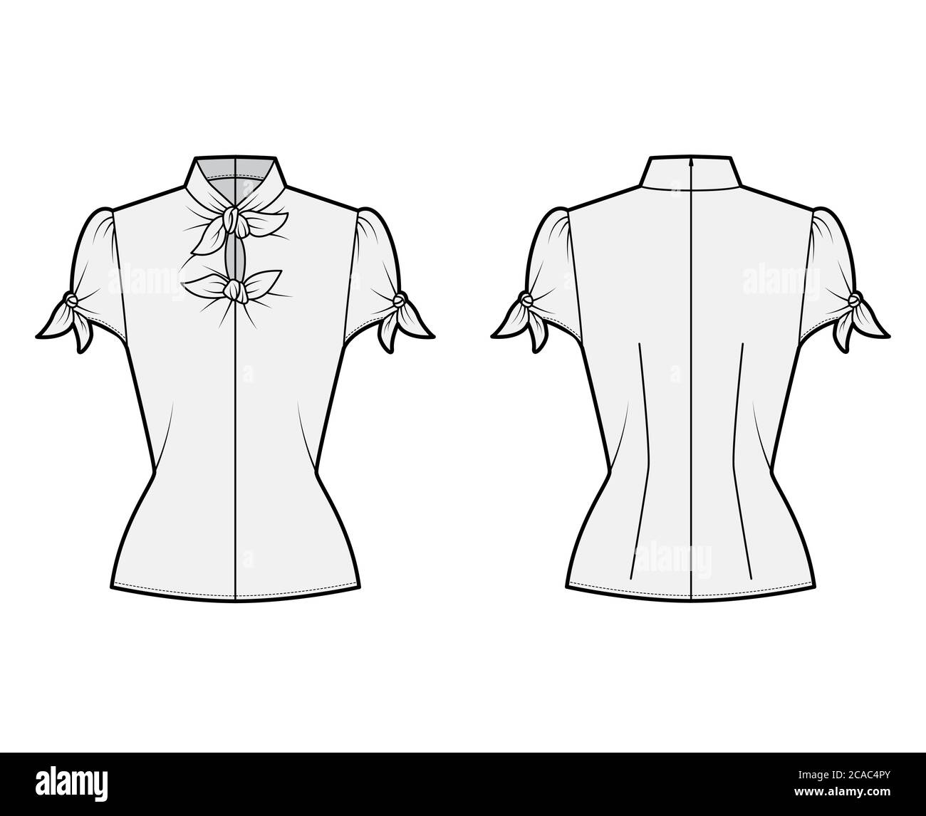 Knotted Blouse main image 1