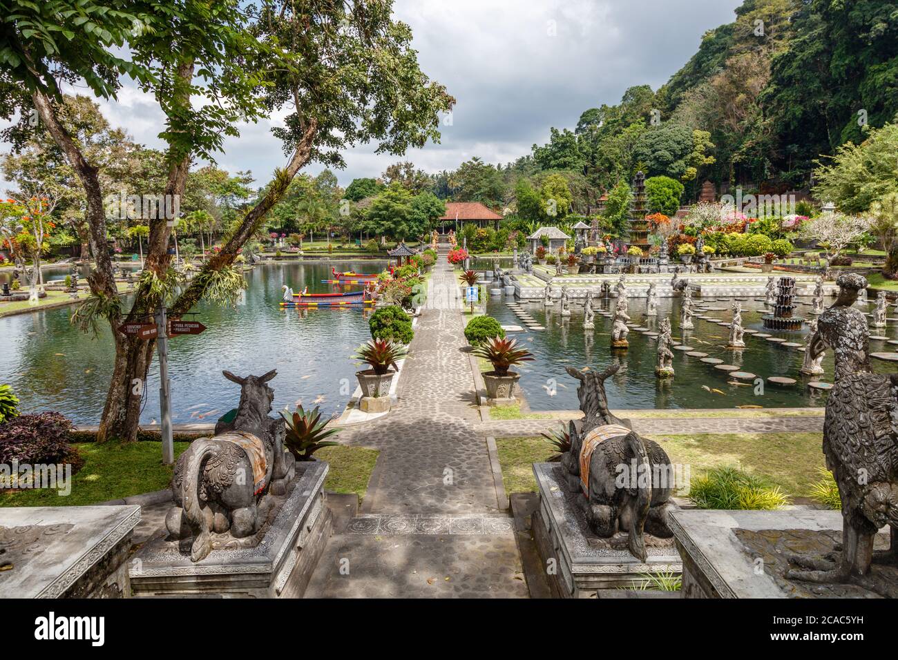 Tirta Gangga Water Palace (Taman Tirtagangga), former kings palace in  Karangasem, Bali, Indonesia Stock Photo - Alamy