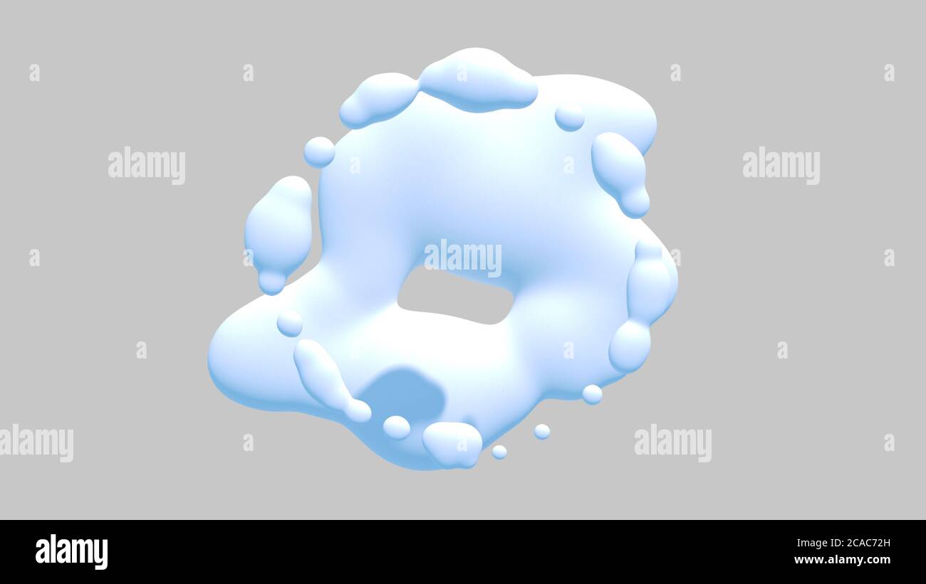 White water drops an white background. 3D rendering Stock Photo - Alamy