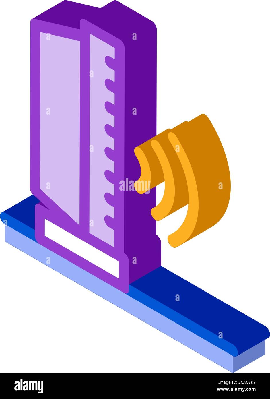 radio sound isometric icon vector illustration Stock Vector