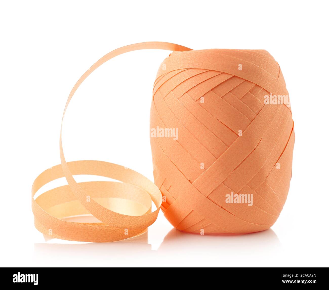 paper ribbon roll isolated on white background Stock Photo Alamy