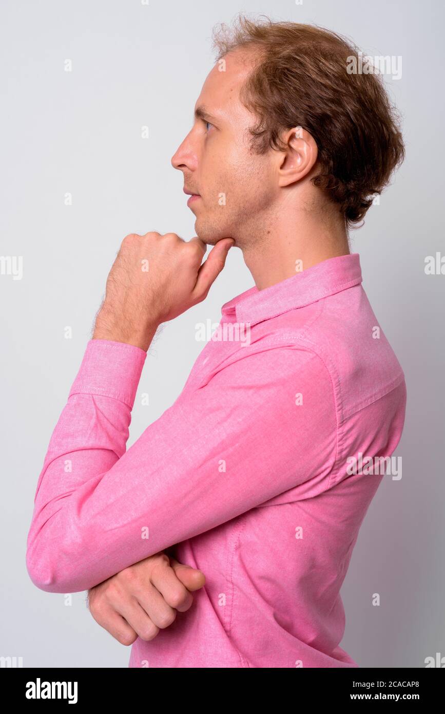 Pink shirt hi-res stock photography and images - Alamy