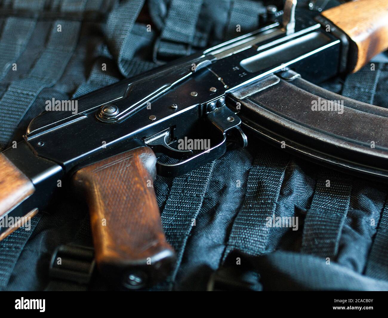 Kalashnikovs AK-74 Stock Photo