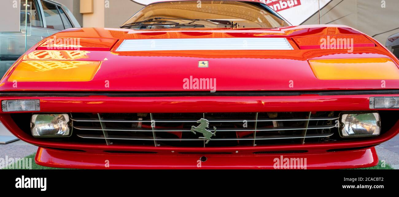 Doha,Qatar 4 March 20201984 ferrari 512 bb classic sports car Stock