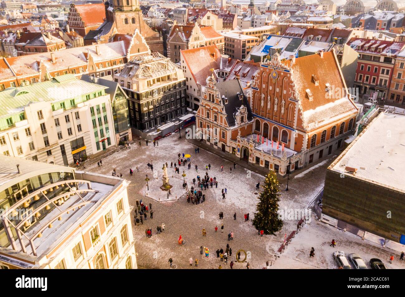 Aerial beautiful shot city on hi-res stock photography and images - Alamy
