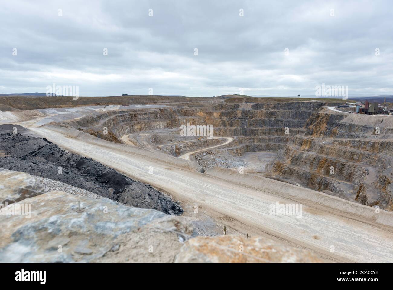 Coldstones quarry at Greenhow, Pateley Bridge, North Yorkshire, an