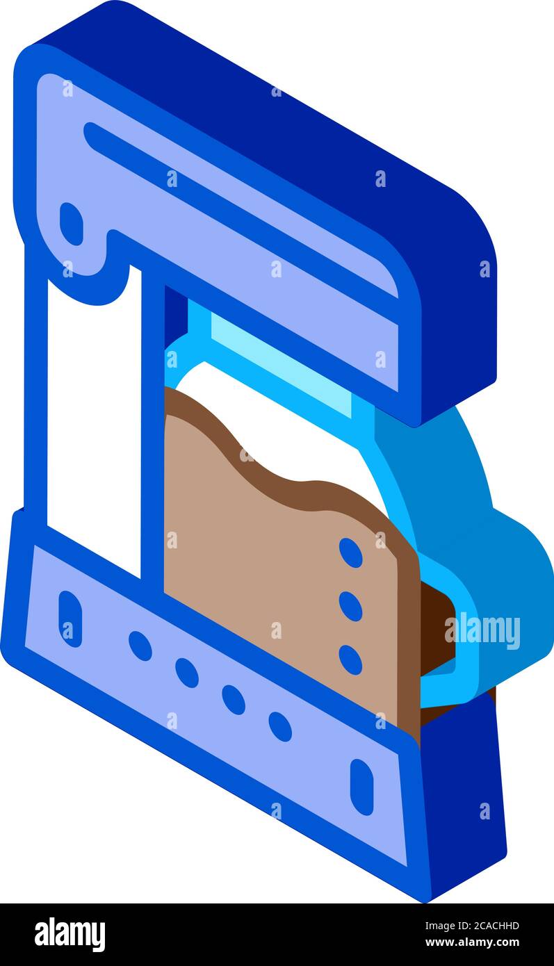 coffee machine isometric icon vector illustration Stock Vector Image ...