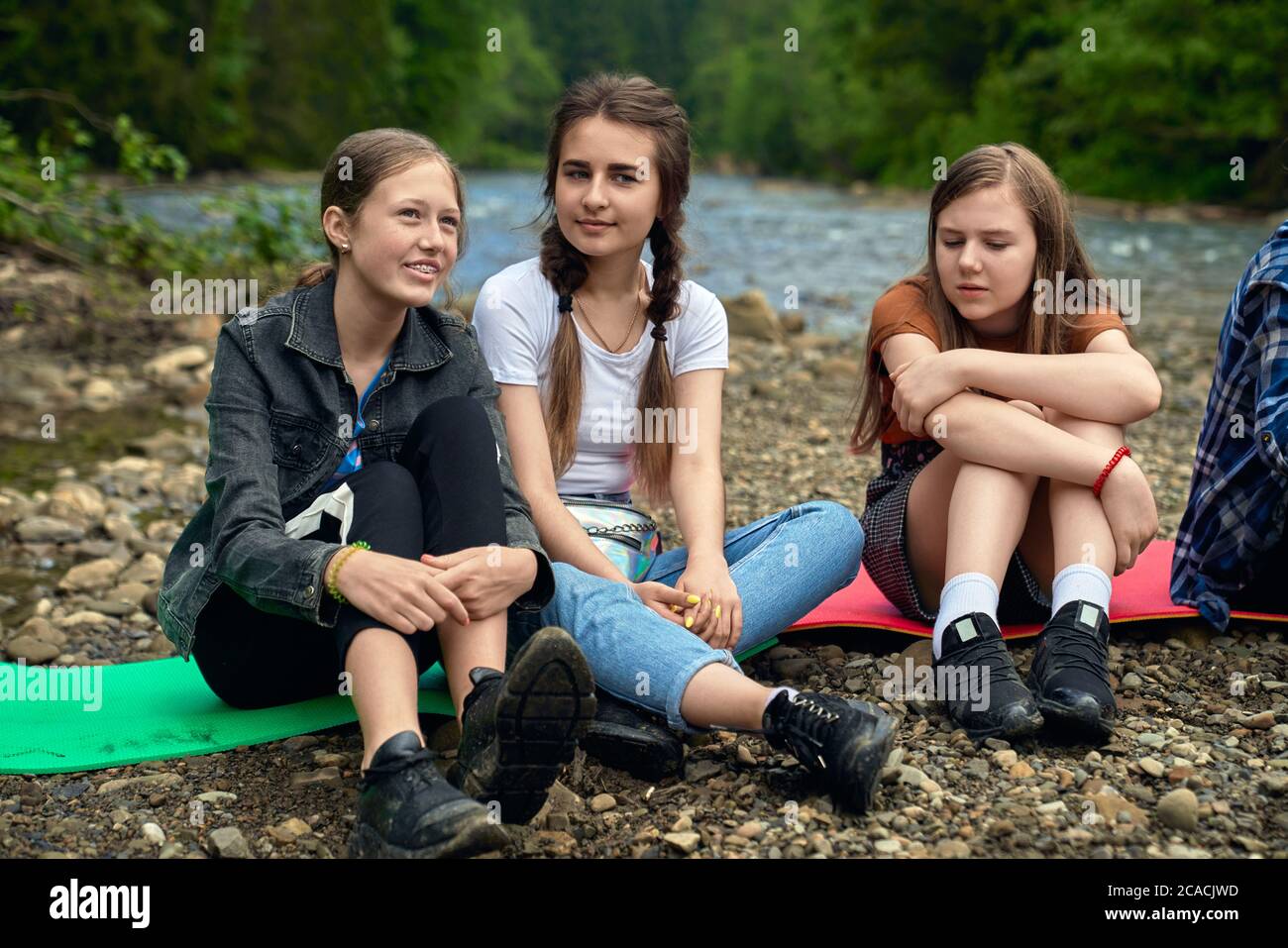 Camping Teen Daughter