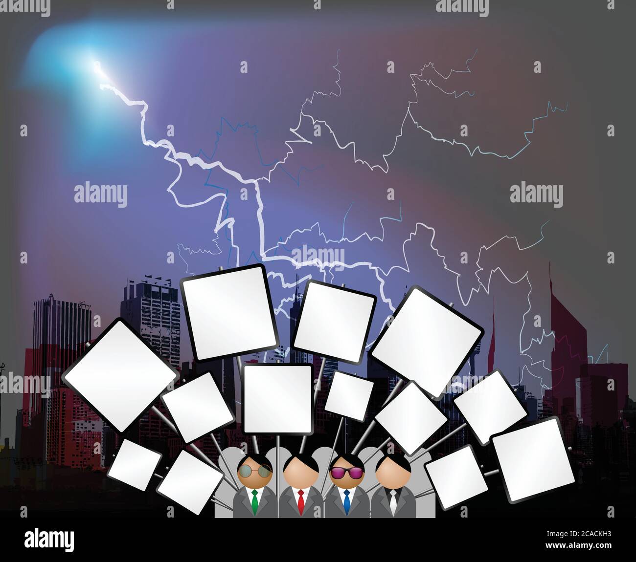 Ground stoppage Stock Vector Images Alamy