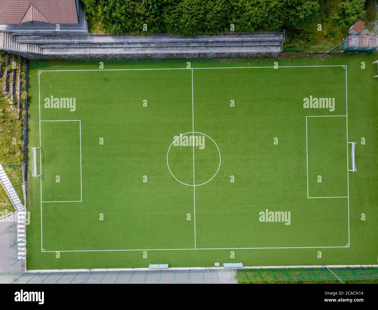 synthetic grass football