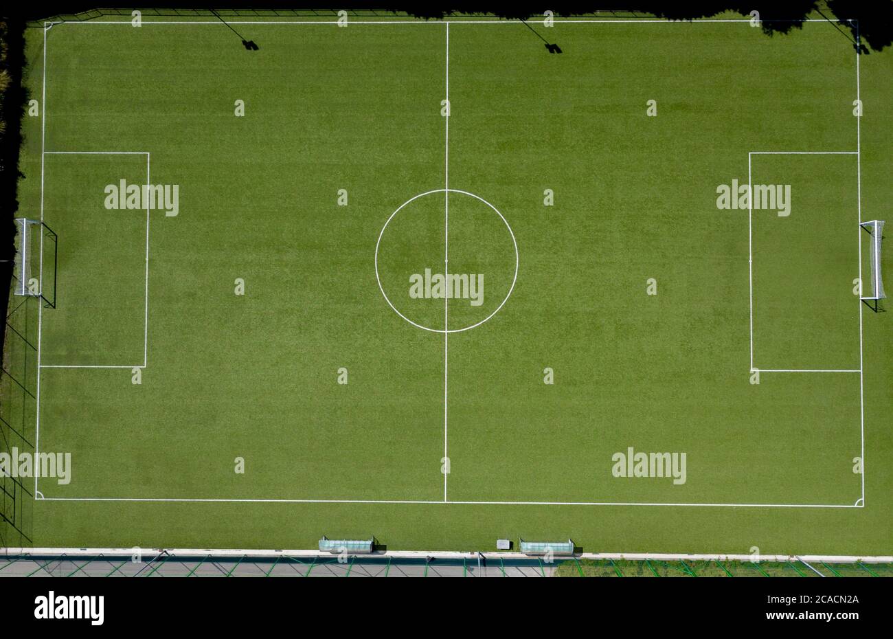 synthetic grass football