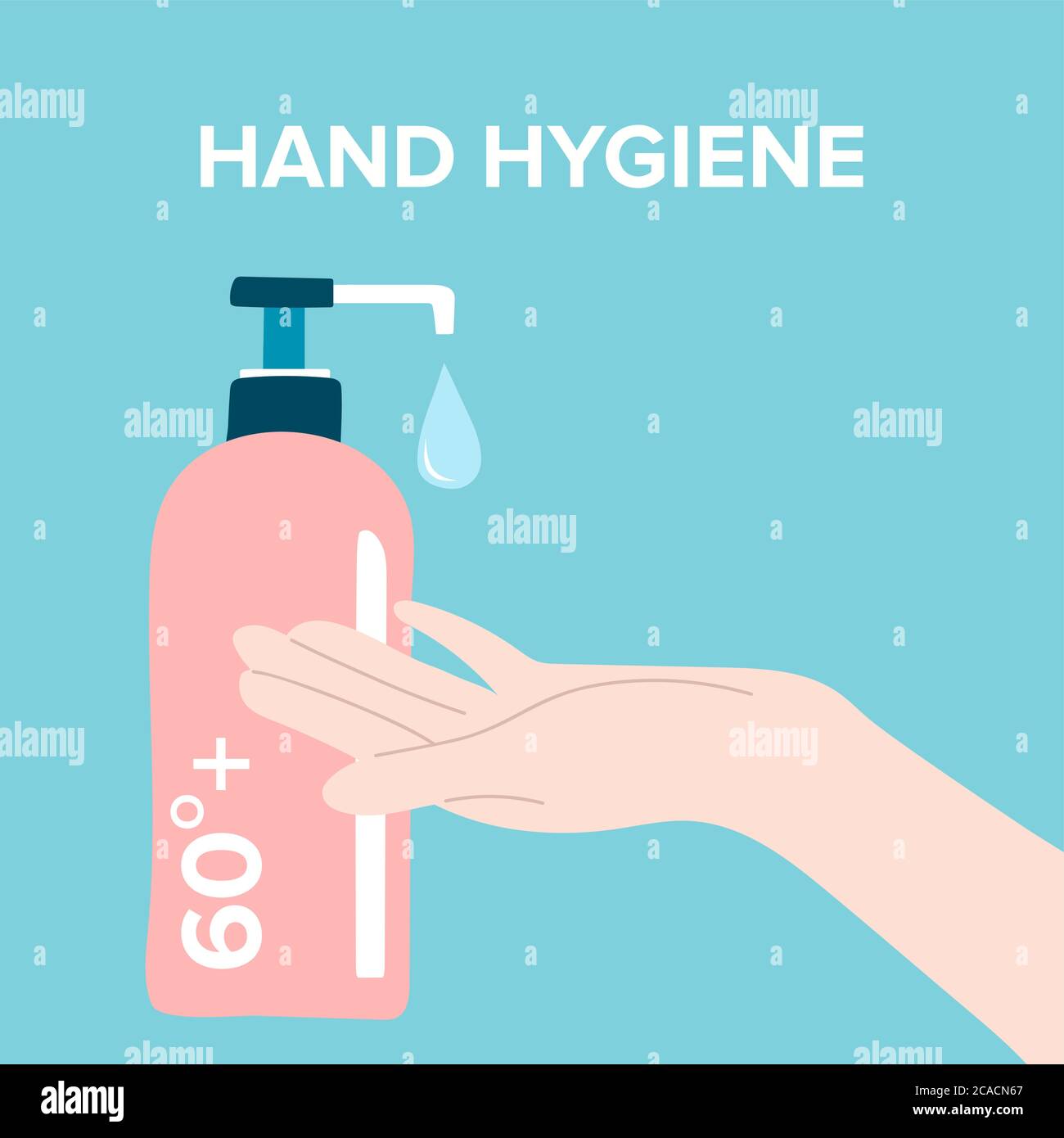 Washing hands with sanitizer soap and water Stock Vector Image & Art ...