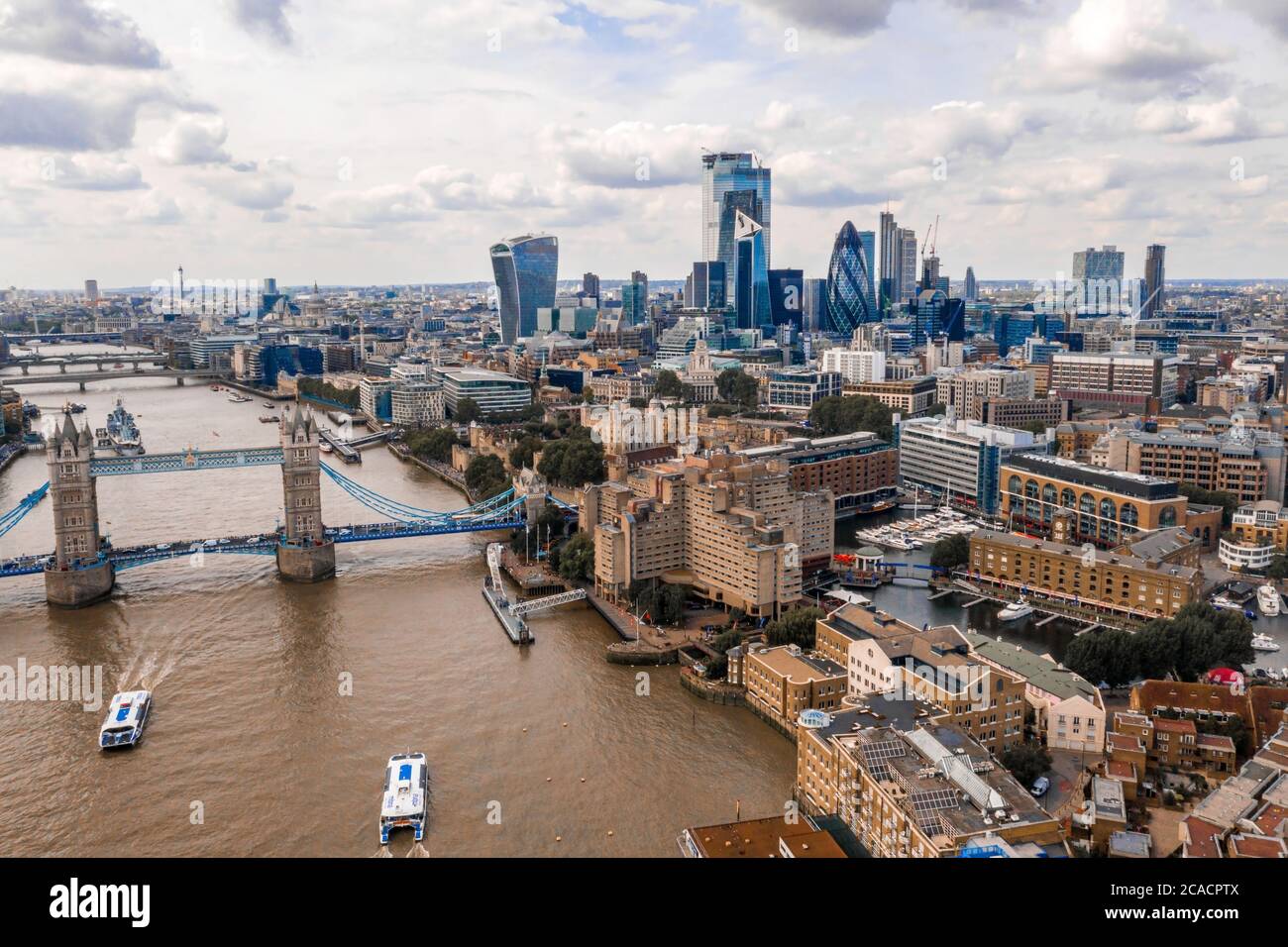 Aerial shot buildings in london hi-res stock photography and images - Alamy