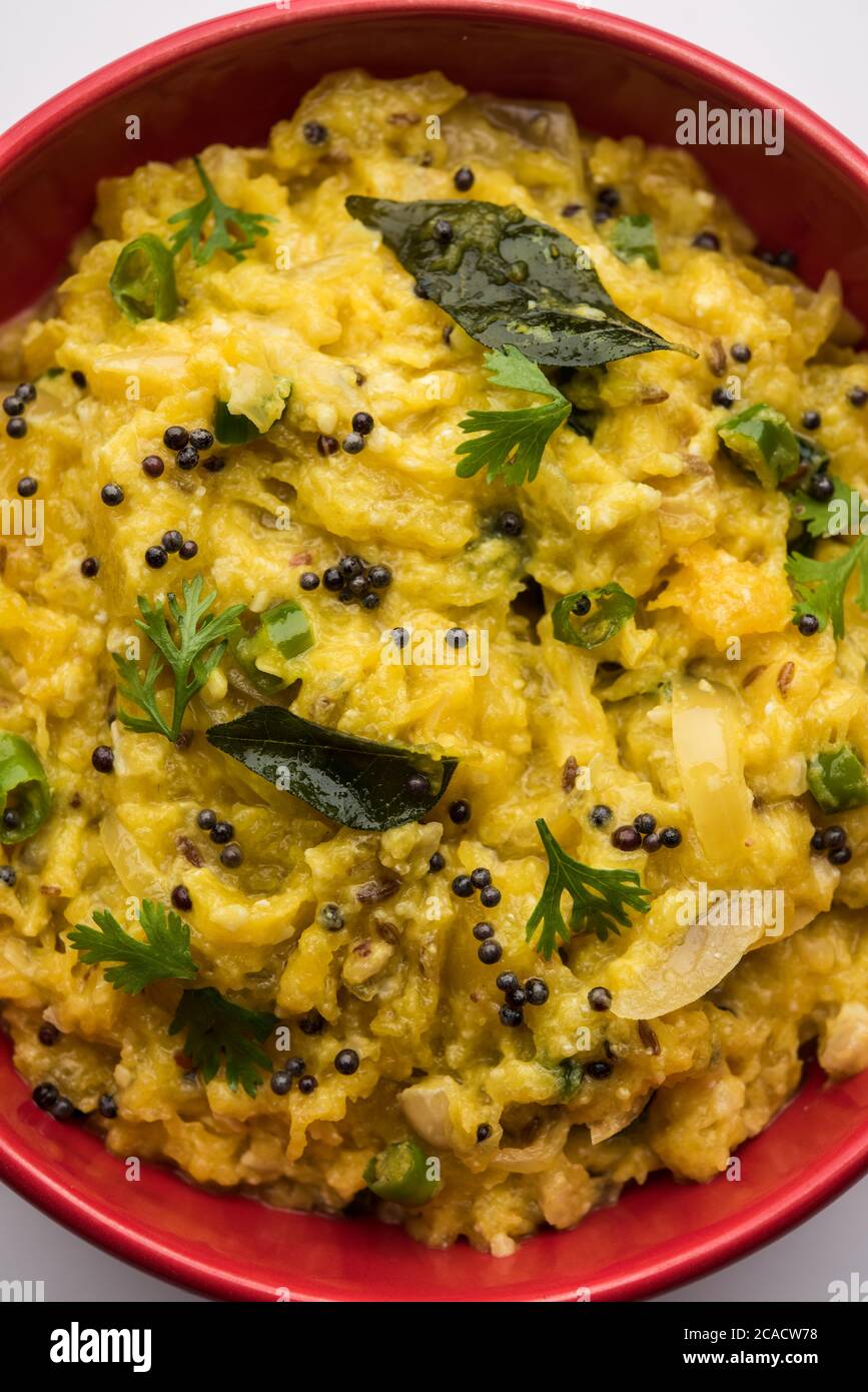 Red Pumpkin or Kaddu ka Raita known as Lal Bhoplyache Bharit in Marathi ...