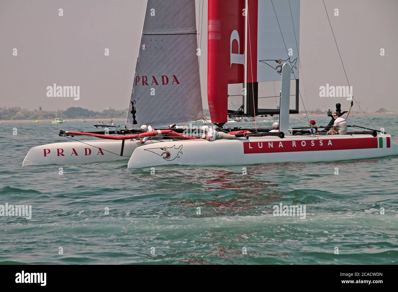 venice-italy-may-12-an-ac45-catamaran-during-the-venice-2012