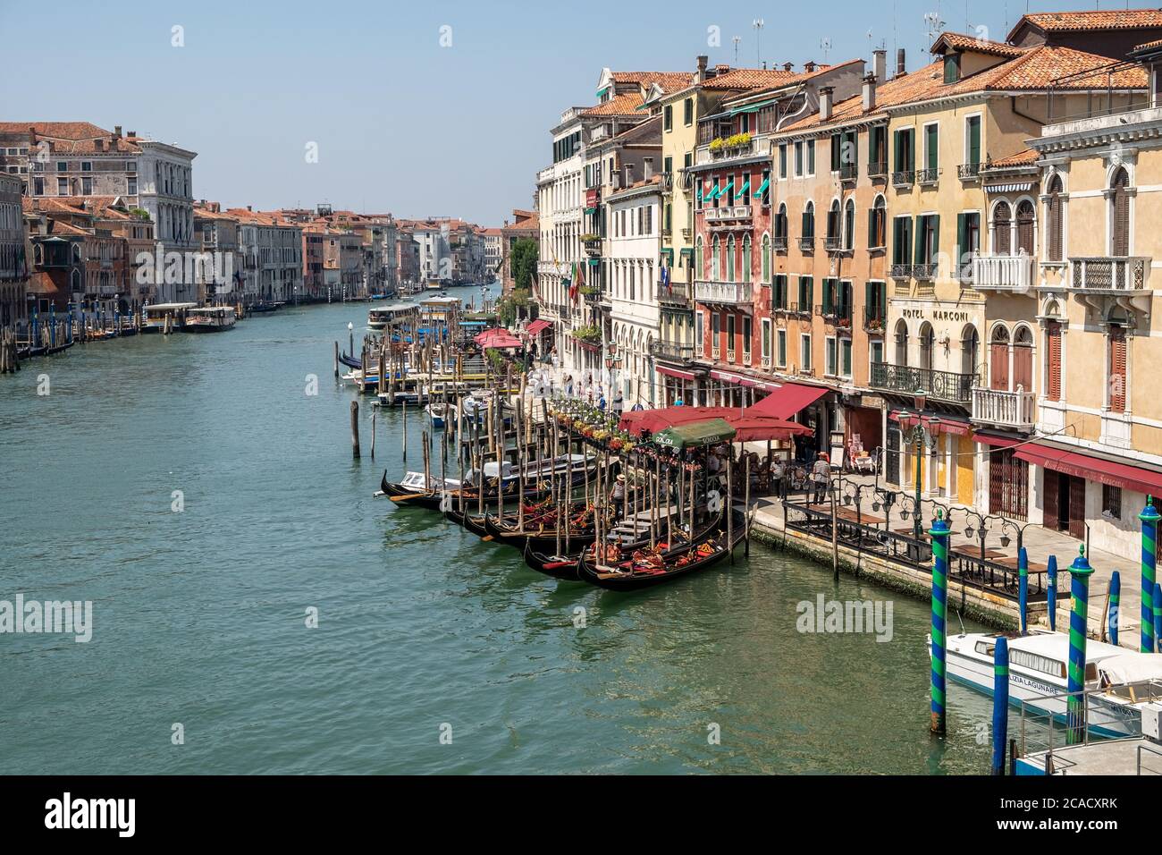 Canals and streets of Venice Stock Photo