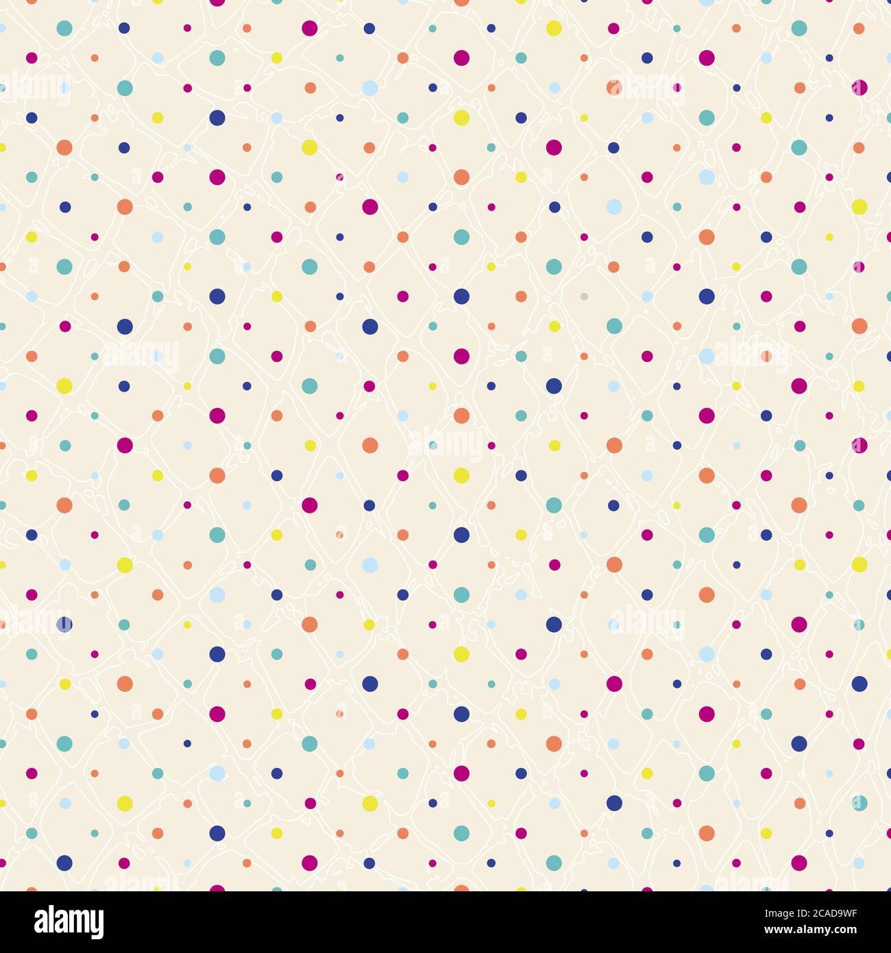 polka dots pattern background, seamless, retro style Stock Vector Image ...