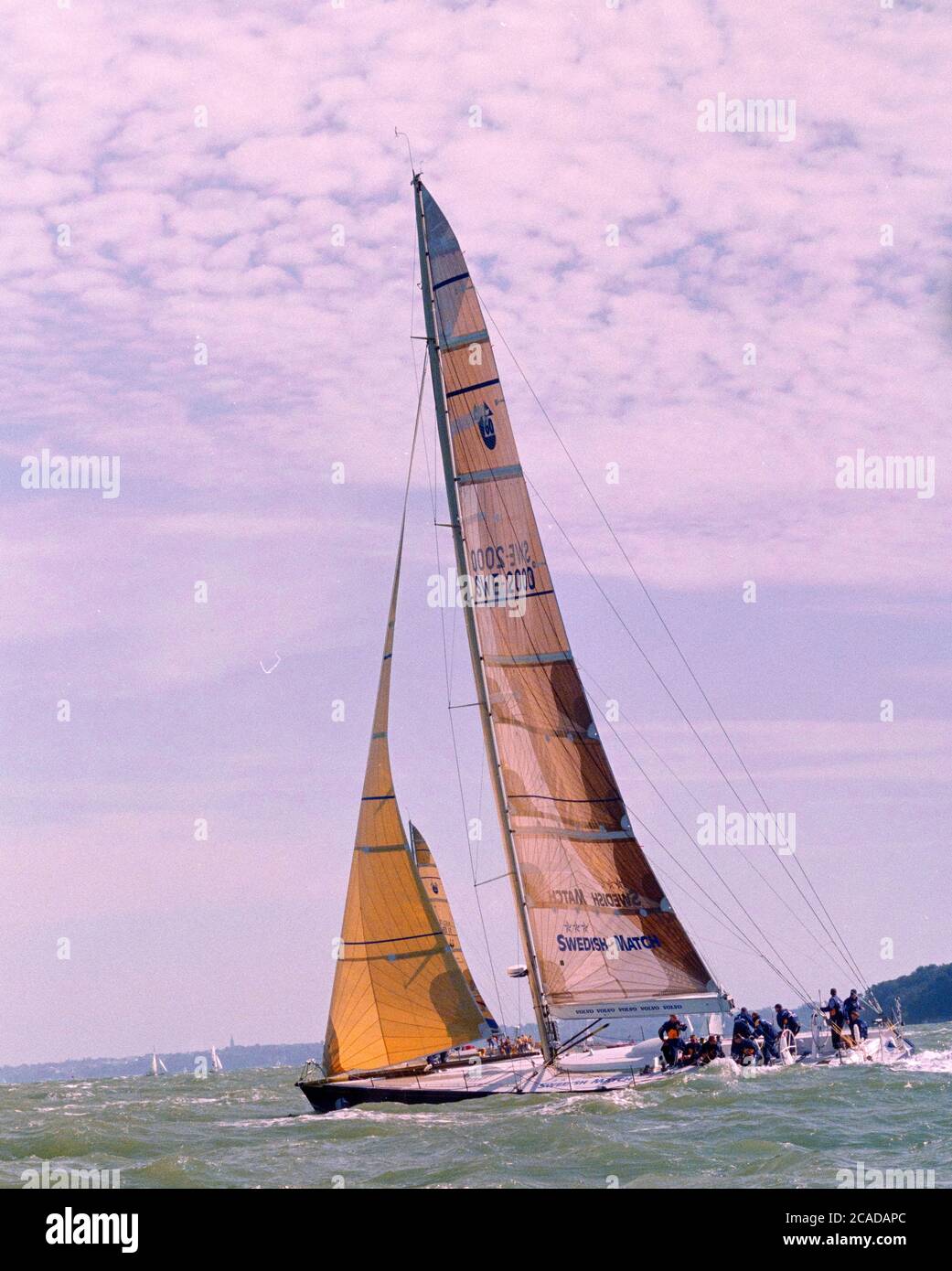 Whitbread round the world race winners hires stock photography and