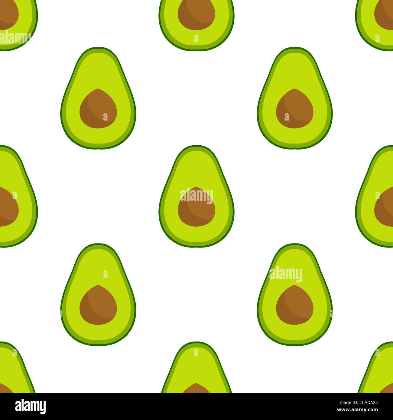 Avocado seamless pattern. Vector illustration Stock Vector Image & Art ...