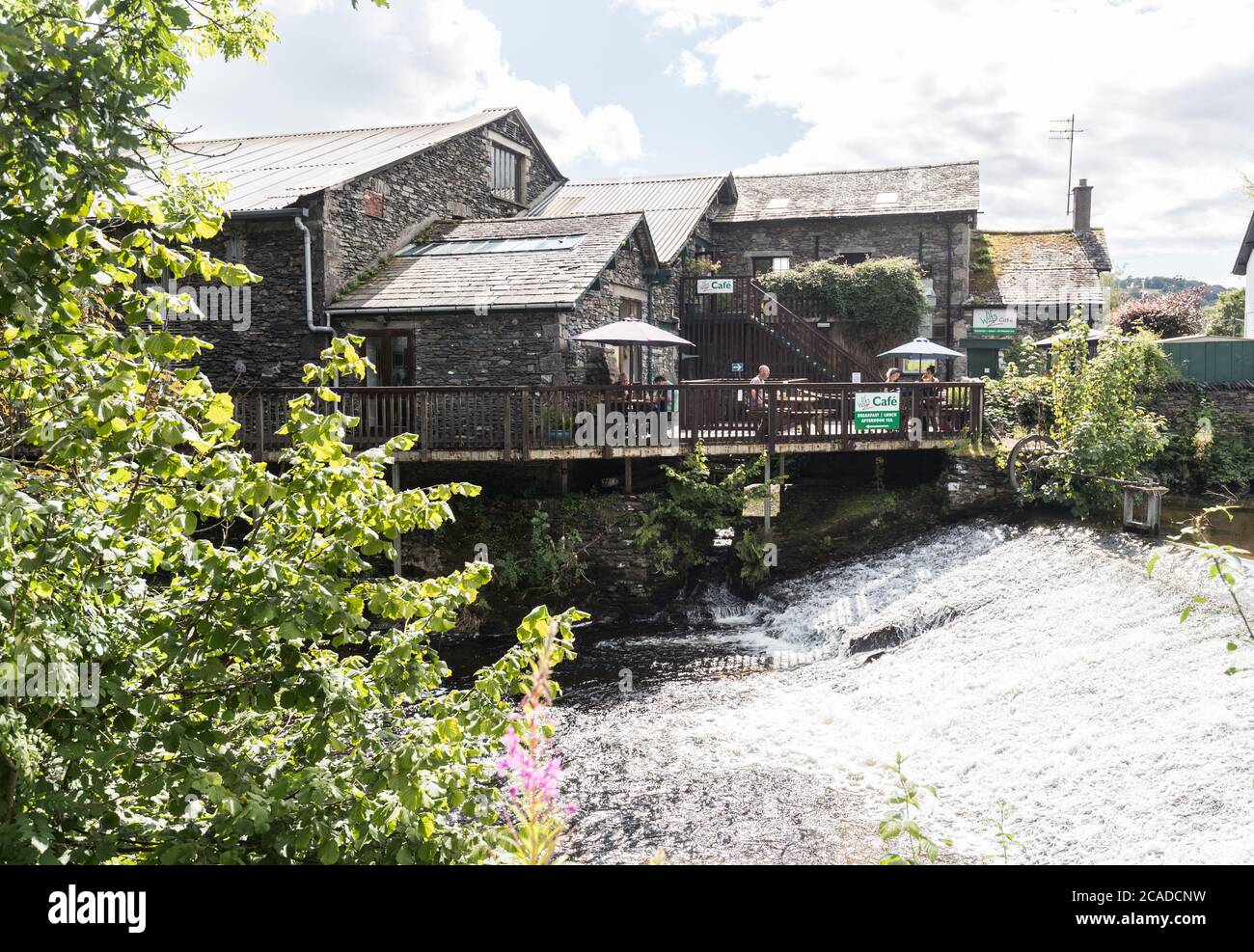 Wilfs Cafe Staveley Mill Yard Business Park  The Lake District Stock Photo