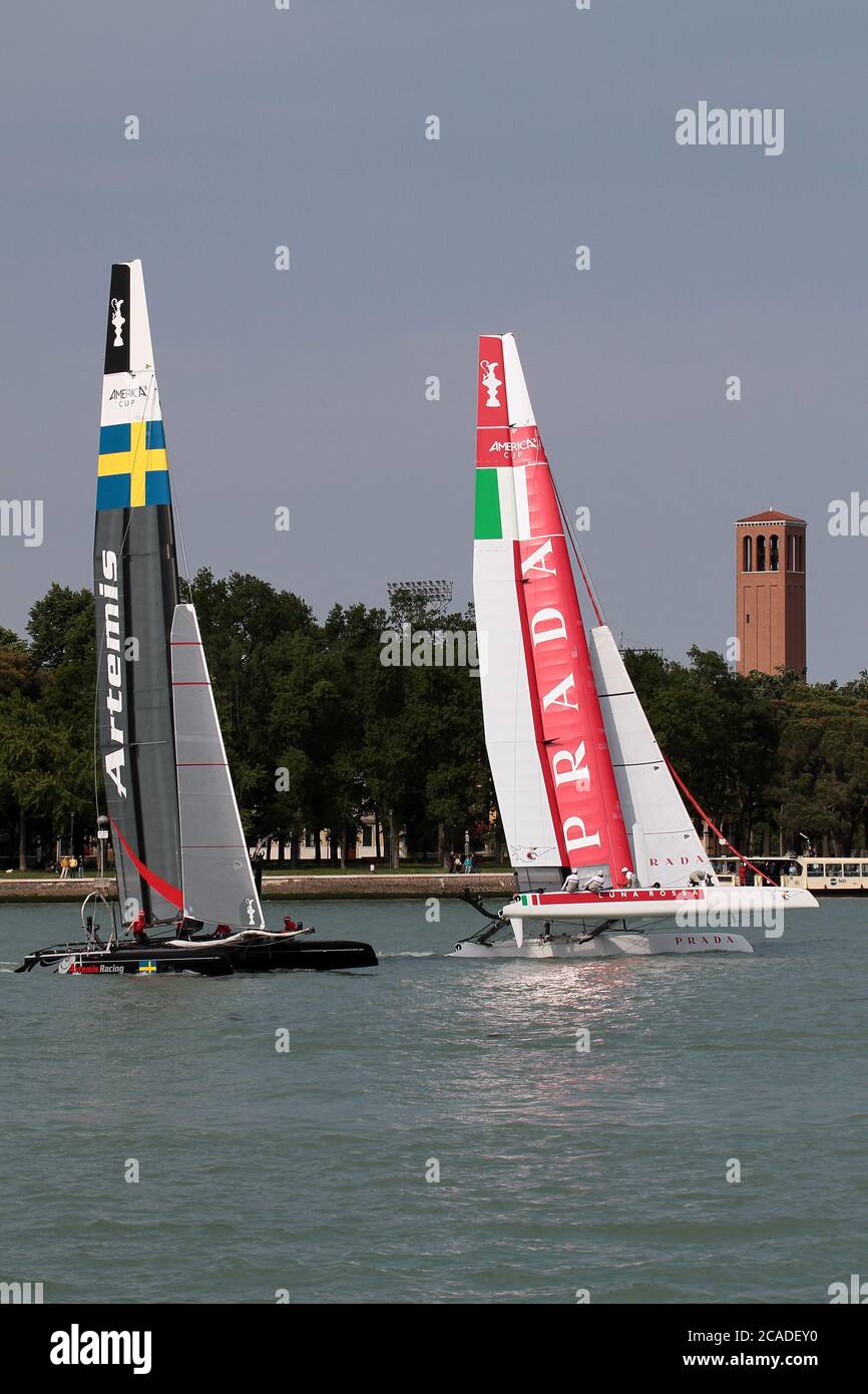 venice-italy-may-18-an-ac45-catamaran-during-the-venice-2012