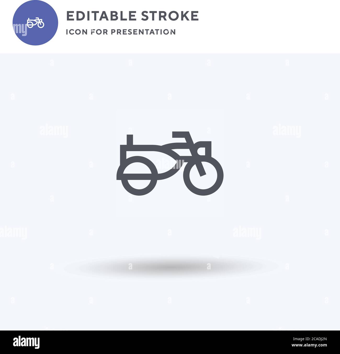 Sidecar icon vector, filled flat sign, solid pictogram isolated on ...