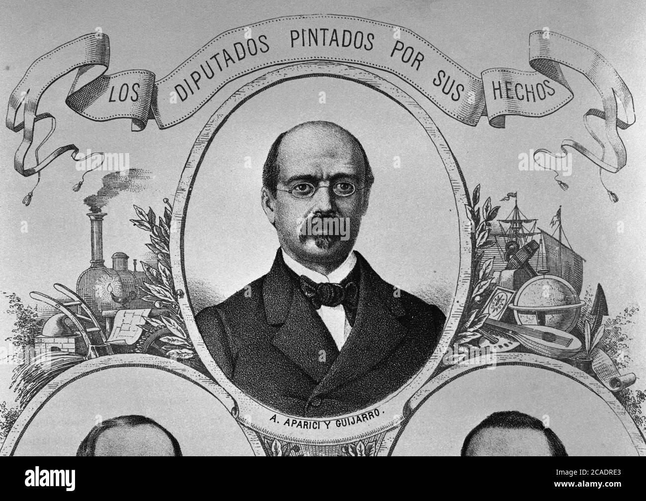 ANTONIO APARISI GUIJARRO (1815/1872) POLITICO ESPAÑOL. Author LLANTA