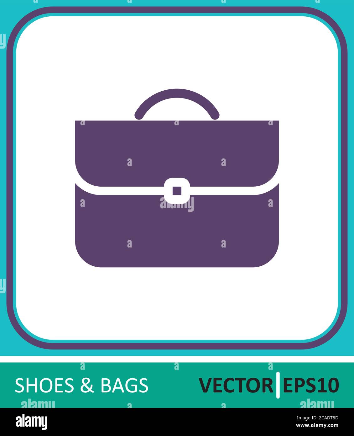 Men's briefcase. Vector Icon. Simple vector illustration for graphic ...
