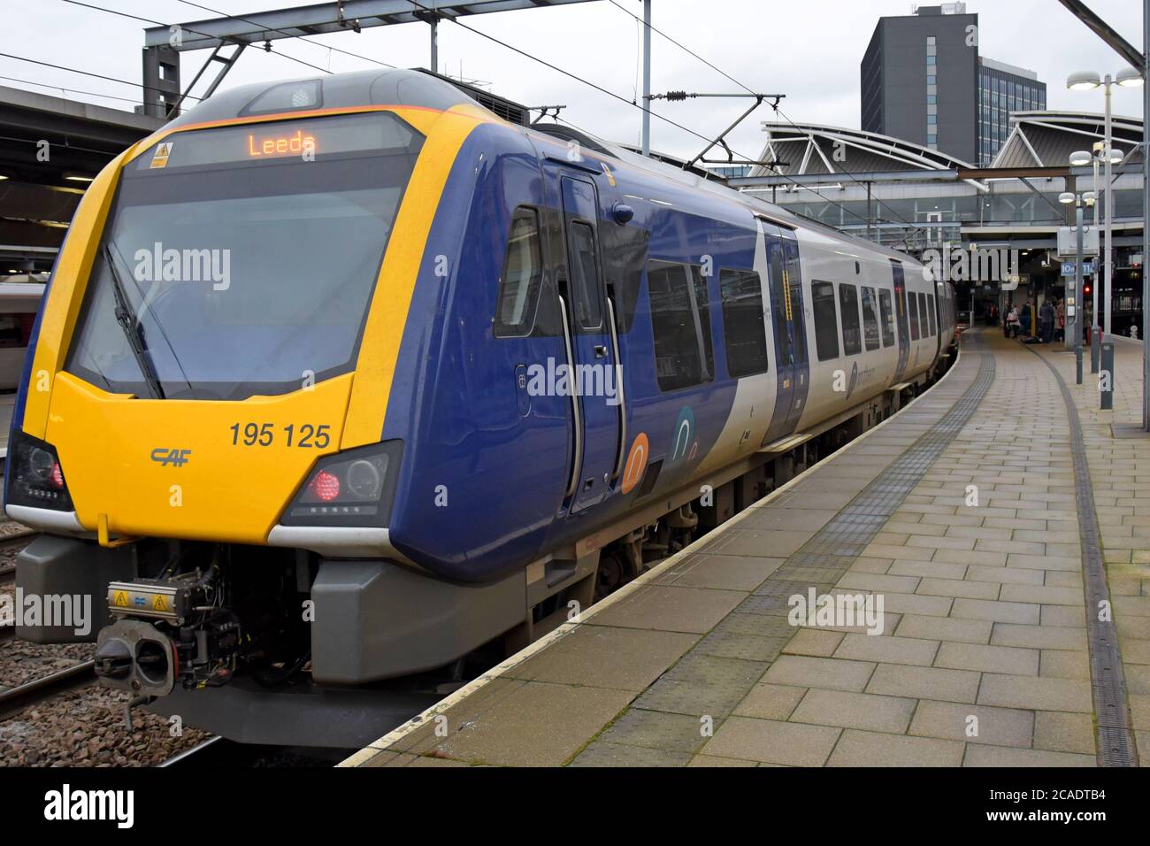 A New Northern Trains CAF Civity 195 class Diesel Multiple Unit train ...