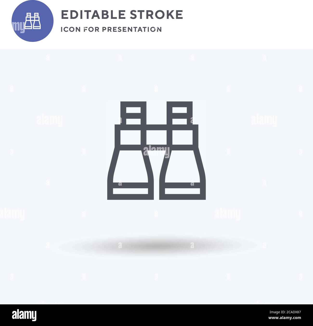 Vision icon vector, filled flat sign, solid pictogram isolated on white ...