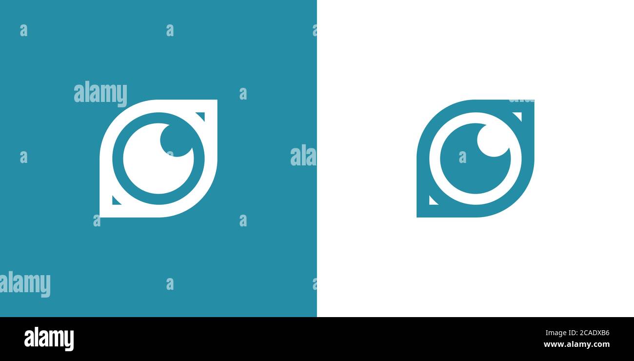 Eye sight start up element icons business logo Stock Vector