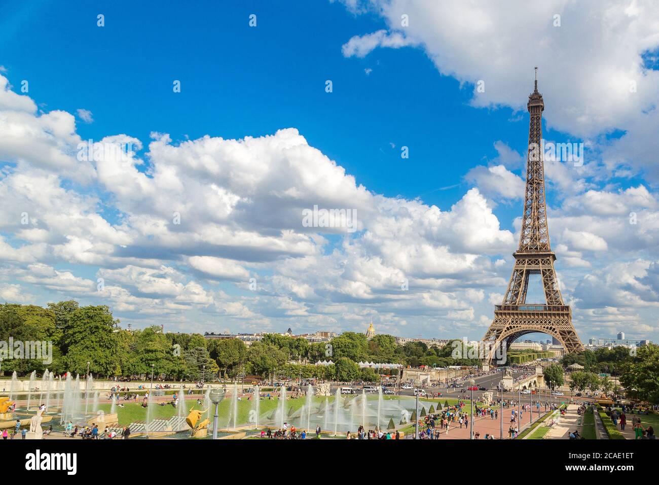 Eiffel Tower most visited monument in France and the most famous symbol