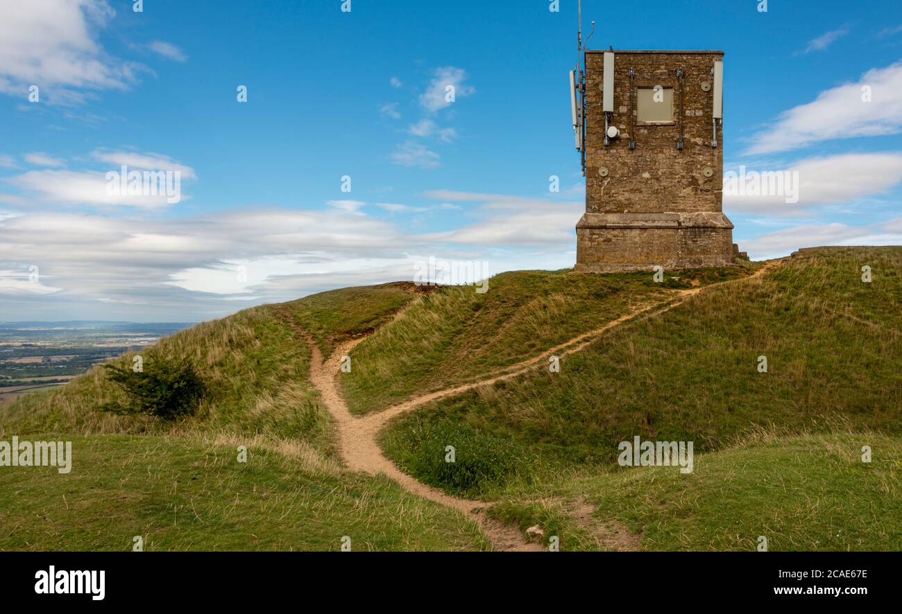 Bredon Tower on Bredon Hill, Kemerton, Pershore, Worcestershire England UK Stock Photo